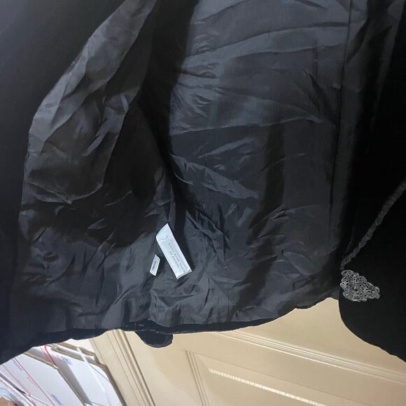 Ann Taylor Velvet Black Blazer Jacket - Picture 5 of 7